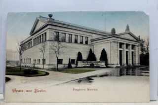 Germany Berlin Greetings Pergamon Museum Postcard Old Vintage Card View Standard