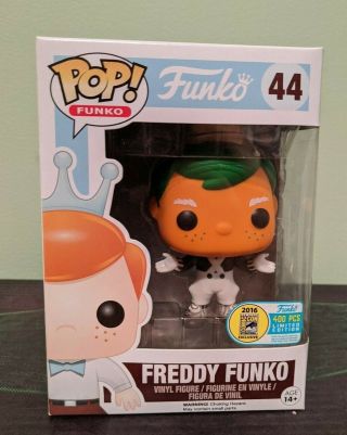 Funko Pop Figure Freddy Sdcc Fundays 2016 Ltd 400 Oompa Loompa Willy Wonka