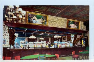 Nevada Nv Las Vegas Saloon Restaurant Gambling Hall Postcard Old Vintage Card Pc