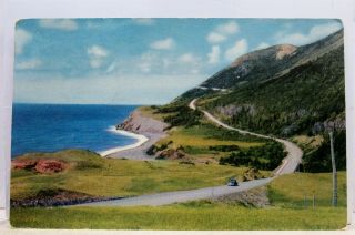 Canada Nova Scotia Cabot Trail Cape Breton Island Postcard Old Vintage Card View
