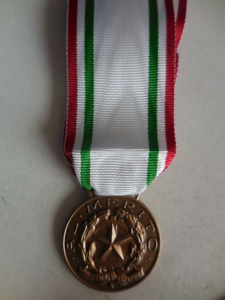 Italy Medal Of Merit Of The Italian Red Cross