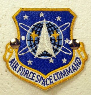 Usaf Us Air Force Space Command Full Colored Insignia Badge Patch V2