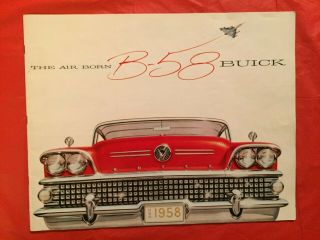 1958 Buick " Roadmaster Limited Century Special " Car Dealer Sales Brochure