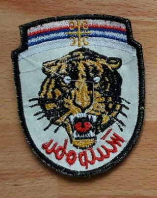PARAMILITARY TROOPS SERBIAN VOLUNTARY GUARD ARKAN´S TIGERS - BLACK PATCH 2
