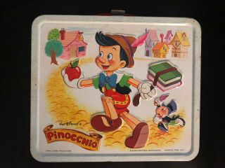 1971 Walt Disney Pinocchio Lunchbox (no Thermos)