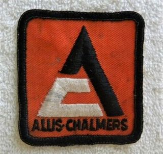 Old Allis Chalmers,  Ac Tractor - Equipment - Machinery Orange Patch