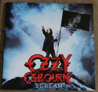 Ozzy Osbourne - Scream 2 Lp Blue Splatter - See You On The Other Side W/poster