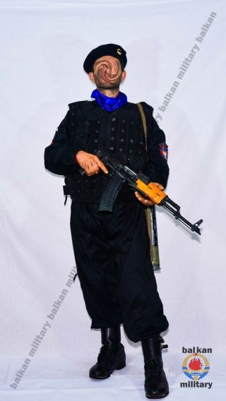 Arkan Tigers Complete Black Uniform Sdg In Bosnia And Krajina War Rrr