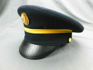 US Army Enlisted Dress Blue ASU Military Uniform Hat Cap Size 7 Bancroft 2