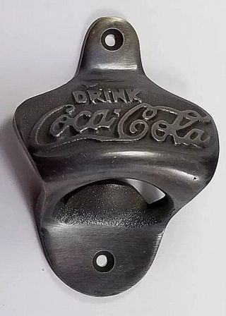 Old Vtg.  Antique Style Coca Cola Brass Collectable Coke Bottle Opener 3 3/8 " B1