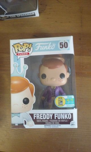 Funko Pop Freddy Funko Willy Wonka Sdcc 2016 Le500