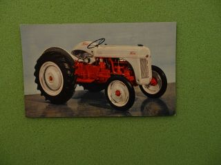 8n Ford Tractor Advertising Postcard