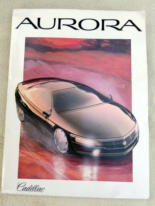 Rare Press Release Package For The Aurora Project - Cadillac And Oldsmobile