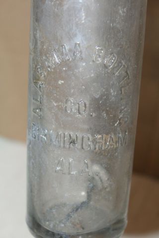 Birmingham Alabama Bottling Co.  Hutchinson Bottle Hutch Rare Ala Al Eagle