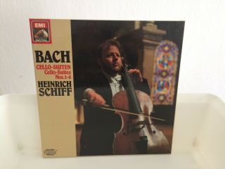 Heinrich Schiff - Bach Cello Suiten - 2 Lp Box - Emi - Digital - Top