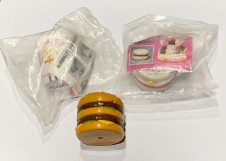 (3) Vintage Mcdonald’s Changeables - 1980s Big Mac,  Mcmuffin,  Drink - Some