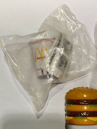 (3) Vintage McDonald’s Changeables - 1980s Big Mac,  McMuffin,  Drink - Some 3