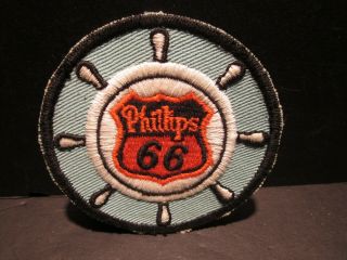 Old Vintage Phillips 66 Outboard Boat Motor Oil Gas Station Embroidered Patch