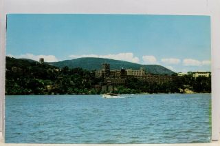 York Ny West Point Us Military Academy Hudson River West Point Postcard Old