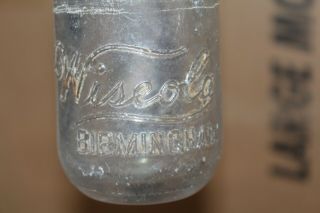 Birmingham Alabama Wiseola Wise Ola Embossed Bottle Ala Al Kola Wars Rare