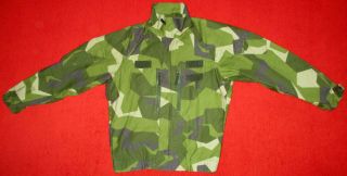 Sweden Swedish Army M90 Splinter Camouflage Camo Field Uniform Jacket Coat