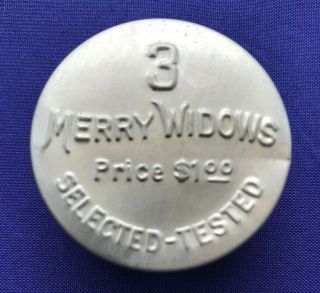 Vintage 3 Merry Widows Condom Tin,