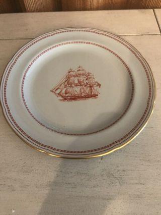 Vintage Spode Trade Winds Red - Salad Plate