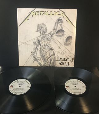 Metallica - And Justice For All [lp] Vinyl,  1988 Elektra/asylum Records E160812