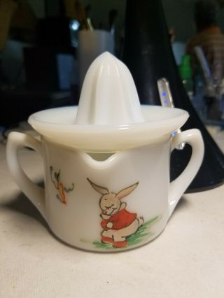 Vintage Baby Reamer Ceramic Juicer Minty