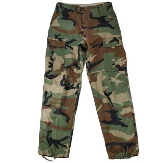 Military Combat Pants,  8415 - 01 - 084 - 1709 Small /regular Woodland Camo,  Gov.  Issue