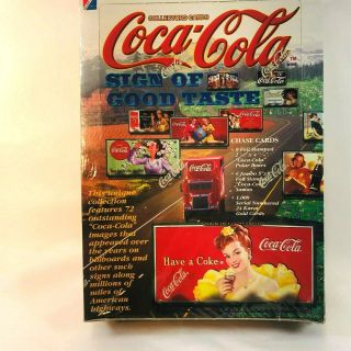 Coca - Cola Collectors Cards " Sign Of Good Taste " 1996 36 Packs 24 Count