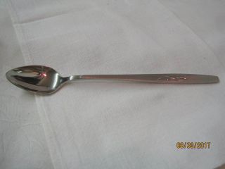 Vintage Oneida Heirloom Cube Stainless Ice Tea Spoon Will O 