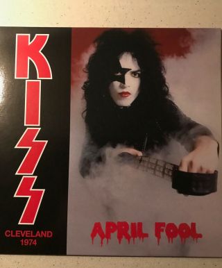 Kiss Rare Live Lp Purple Vinyl Cleveland Usa 1974 Incl Large Poster