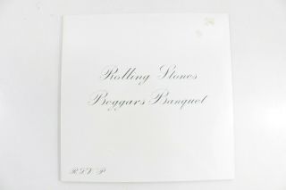 1968 The Rolling Stones Beggars Banquet Vinyl Record Lp - R41