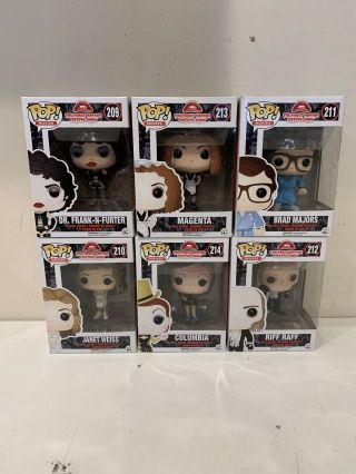 Funko The Rocky Horror Picture Show Set Of 6 - 209,  210,  211,  212,  213 & 214
