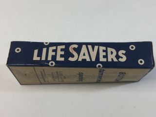 Vintage Life Savers Empty Box Display Advertising Candy Roll 20 Packages USA 50s 3