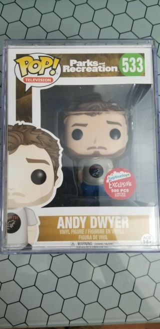 Funko Pop Television: Parks And Rec Andy Dwyer Le500 Fugitive Toys Exclusive