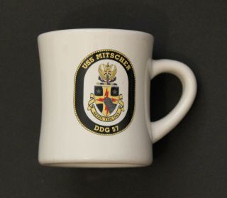 Uss Mitscher (ddg - 57) Coffee Mug - U.  S.  Navy Destroyer
