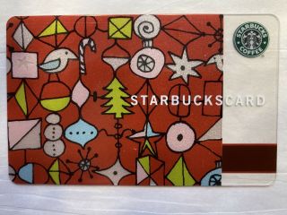2002 Starbucks Card Ornaments Christmas Holiday Old Logo Rare