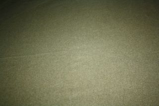 Vintage US ARMY Wool Blanket Olive Green 84 x 69 w Logo Field Bed Military USGI 2