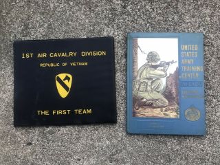 1st Air Calvary Division Vietnam The First Team Document Holder Yearbook Bragg