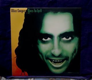 Alice Cooper Very Rare Lp Goes To Hell 1976 Usa 1stpress Out Of Print