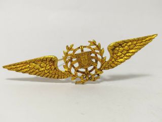 Military/ Vintage Portuguese Air Force Pilot Wings Badge