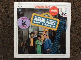 The Sesame Street Book & Record Vinyl Lp 1970 Cs 1069 Poster