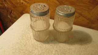 2 Antique Hoosier Seller Kitchen Cabinet Spice Jars