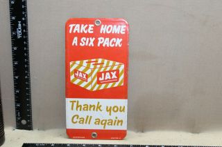 Jax Beer Take Home A Six Pack Porcelain Metal Sign Call Again Brewing Orleans 66