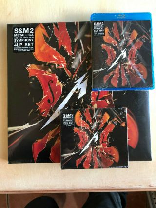 Metallica - S&m 2 Live With San Fran Symphony Sm2 4lp Vinyl & 2cd & Bluray