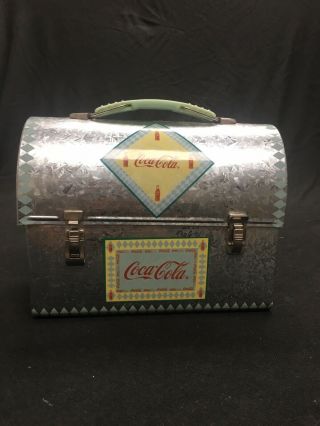 2001 Coca - Cola Tin Lunch Box With Handle [ ]