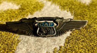 Us Confederate Air Force Caf Ghost Squadron Pilot Wings Pin 1939 1945 Ww2 A619