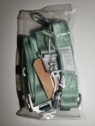 Vintage Usaf Aircraft Helicopter Safety Seat Lap Belt Troop Mc - 1a Us Army Aerial